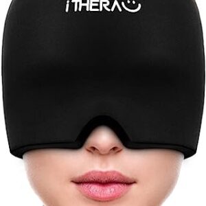 iTHERAU Migraine Ice Head Wrap, Headache Relief Hat & Migraine Cap Cold...