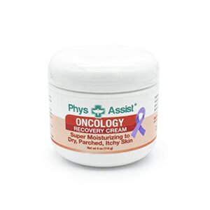 PhysAssist Oncology Recovery Cream: 4 oz Unscented, Super Moisturizing for...