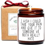 Get Well Soon Gifts Funny Soy Candle, Take Your Pain, Encouragement Support...