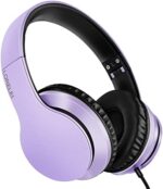 LORELEI X6 Over-Ear Headphones with Microphone, Lightweight Foldable &...